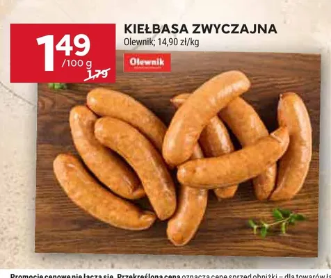 Kiełbasa zwyczajna Olewnik promocja w Stokrotka