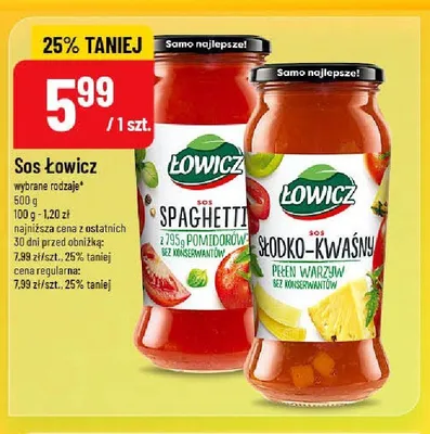 Sos słodko-kwaśny Łowicz promocja w POLOmarket
