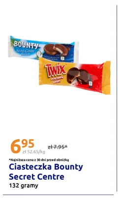 Ciasteczka Bounty Secret Centre promocja w Action