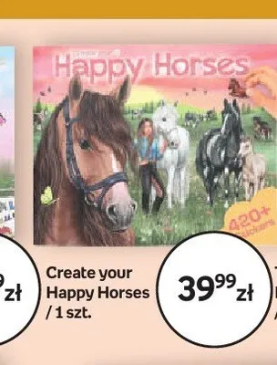 Zabawka kreatywna Create Your Happy Horses promocja w Empik