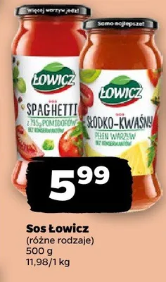 Sos Łowicz soko-kwaśny promocja w Netto