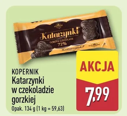 Katarzynki w czekoladzie gorzkiej promocja w Aldi