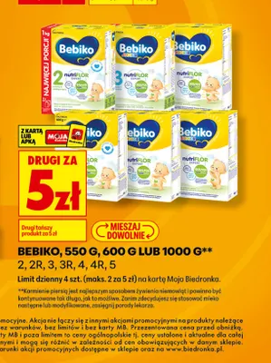 Mleko modyfikowane Bebiko 2 promocja w Biedronka