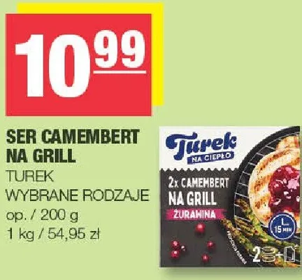 Ser camembert na grill Turek promocja w SPAR