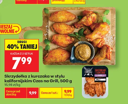 Skrzydełka z kurczaka w stylu kalifornijskim Czas na Grill promocja w Biedronka