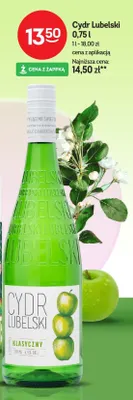 Cydr Lubelski klasyczny promocja w Żabka