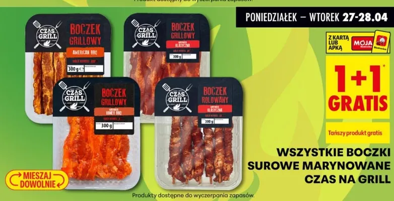 Boczek Grillowy Honey BBQ Czas na Grill promocja w Biedronka