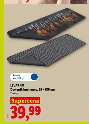 Dywanik kuchenny Livarno 65x180 cm promocja w Lidl