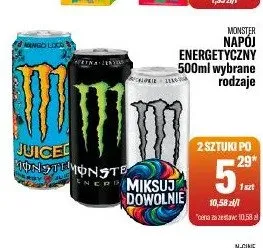 Napój energetyczny Monster Juiced Mango Loco promocja w Tomi Markt