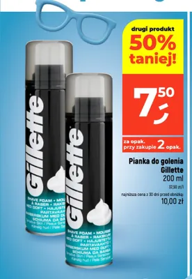 Pianka do golenia Gillette Sensitive Skin promocja w Dealz