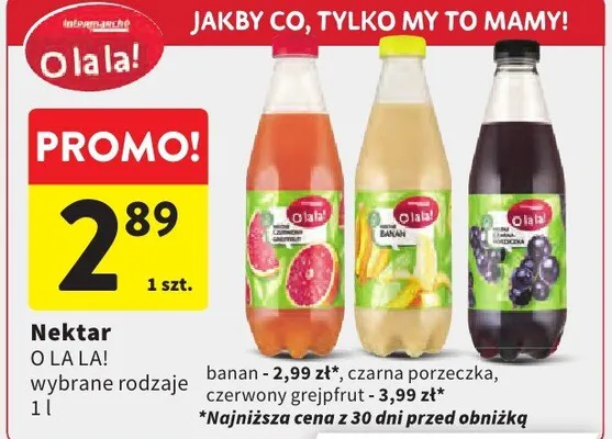 Nektar wybrane rodzaje promocja w Intermarche
