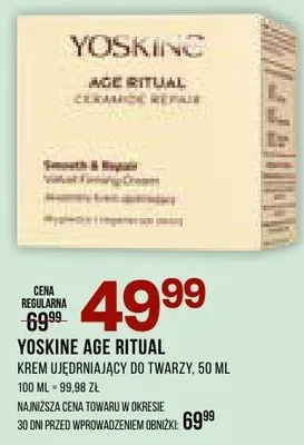 Krem Yoskine Age Ritual krem ujędrniający do twarzy 50 ml promocja w Drogerie Natura