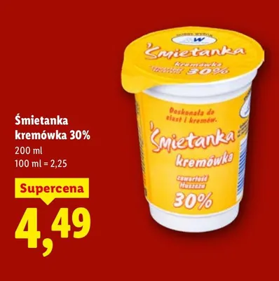 Kremówka śmietankowa promocja w Lidl