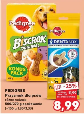 Przysmak dla psów różne rodzaje 500/270g opakowanie promocja w Kaufland