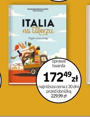 Książka Italia na talerzu promocja w Empik