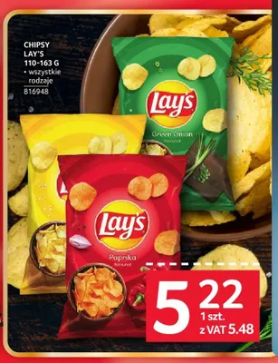 Chipsy Lay's Green Onion promocja w Selgros