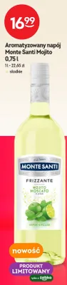 Aromatyzowany napój Monte Santi Mojito Moscato Frizzante słodkie promocja w Żabka