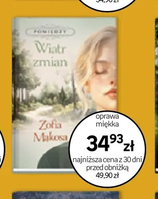 Książka Pomiędzy. Wiatr zmian Zofia Mąkosa oprawa miękka promocja w Empik