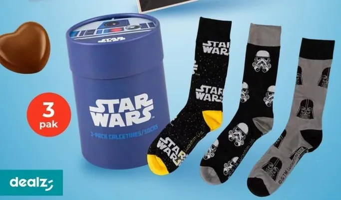 Zestaw skarpetek Star Wars 3-pak promocja w Dealz