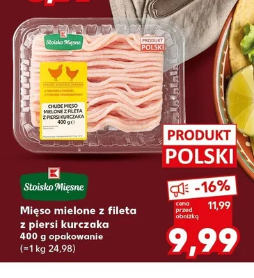 Mięso mielone z fileta z piersi kurczaka promocja w Kaufland