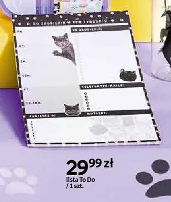 Lista To Do Paperdot Purrrfect School promocja w Empik