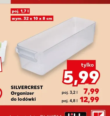 Organizer do lodówki 4,8 l Silvercrest promocja w Kaufland