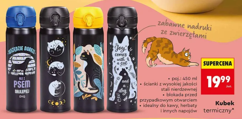 Kubek termiczny promocja w Biedronka