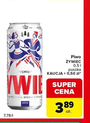 Piwo Żywiec promocja w Carrefour Market
