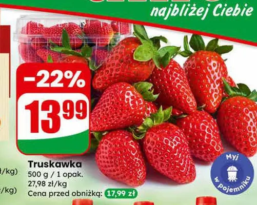 Truskawka promocja w Dino
