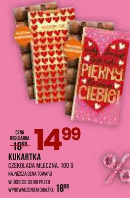 Czekolada promocja w Drogerie Natura