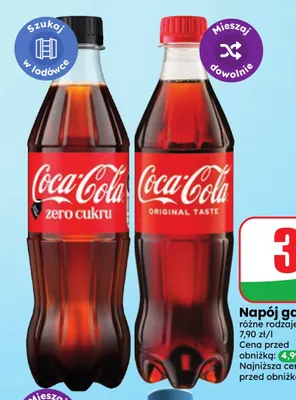 Napój gazowany Coca-Cola Original Taste promocja w Dino