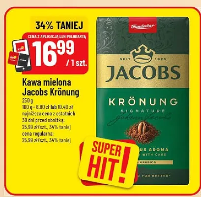 Kawa mielona Krönung promocja w POLOmarket