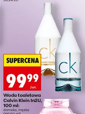 Woda toaletowa Calvin Klein In2U promocja w Biedronka