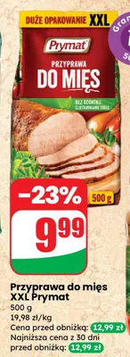 Przyprawa do mięs XXL promocja w Dino