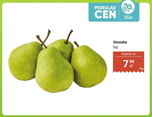 Gruszka luz promocja w Dino