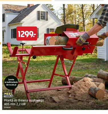 Pilarka do drewna opałowego Meec Tools promocja w Jula