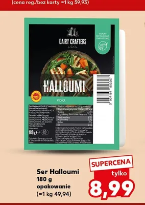 Ser Halloumi Dairy Crafters promocja w Kaufland