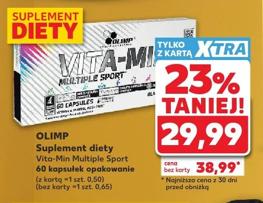 Suplement diety Vita-Min Multiple Sport Olimp promocja w Kaufland