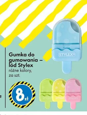 Gumka do gumowania lód Stylex promocja w Tedi