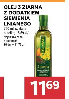 Olej z ziarna z dodatkiem siemienia lnianego promocja w Stokrotka