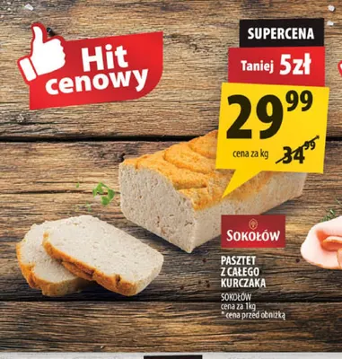 Pasztet z całego kurczaka Sokołów promocja w Arhelan