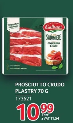 Prosciutto Crudo Galbani plastry 70 g promocja w Selgros