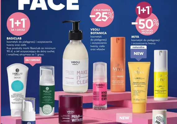Kosmetyki do pielęgnacji i oczyszczania twarzy, ciała oraz włosów promocja w Super-Pharm