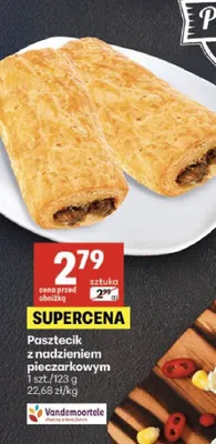 Pasztecik z nadzieniem pieczarkowym promocja w Delikatesy Centrum