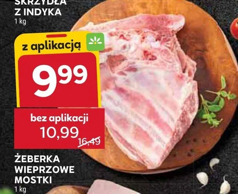 Żeberka wieprzowe mostki promocja w Stokrotka