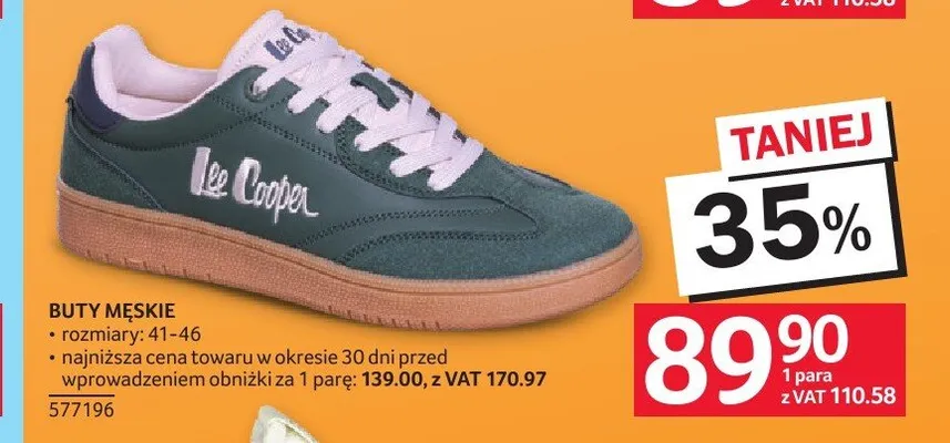 Buty męskie Lee Cooper promocja w Selgros