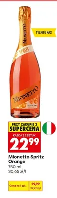 Wino Mionetto Spritz Orange promocja w Biedronka
