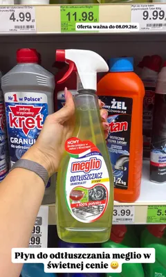 Płyn do odtłuszczania Meglio uniwersalny cytrynowy promocja w Dino