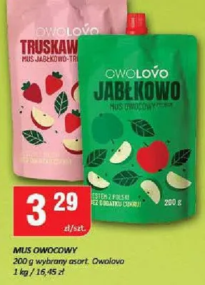Mus owocowy truskawkowy promocja w Chorten