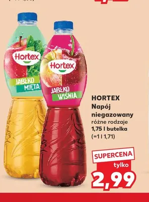 Napój niegazowany Hortex jabłko-wiśnia promocja w Kaufland